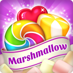 Lollipop &amp; Marshmallow Match3 Logo