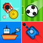 2 Player Games - Party Battle Logo