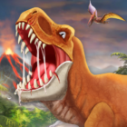 DINO WORLD – Jurassic Dinosaur Game Logo