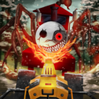 Scary Spider Train Survival 1 Logo