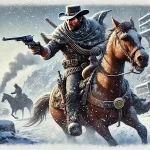 Cowboy Survival Horse Shooting Logo