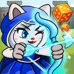 Dice Cat - Idle Games Logo