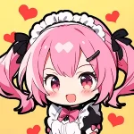Merge Maid Cafe Logo