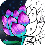 Paint By Number Coloring Logo