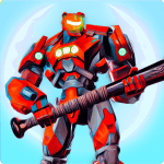 Real Robot Fighting Ring Logo