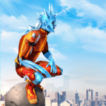Snow Storm Superhero Logo