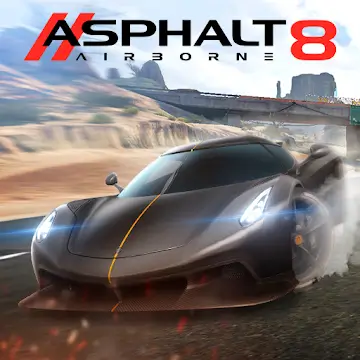 Asphalt 8 MOD APK Logo