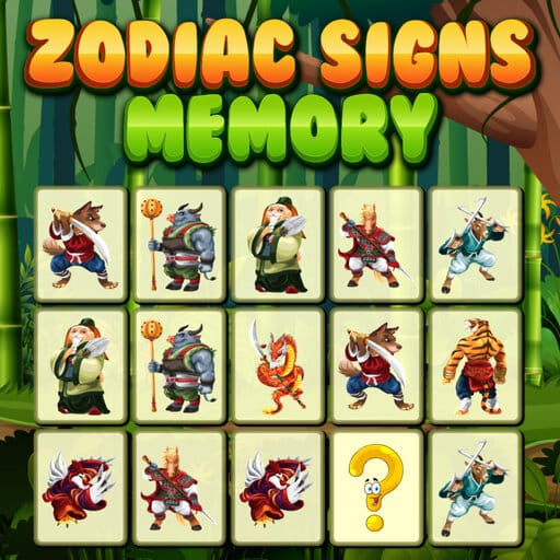 Zodiac Signs Memory Logo